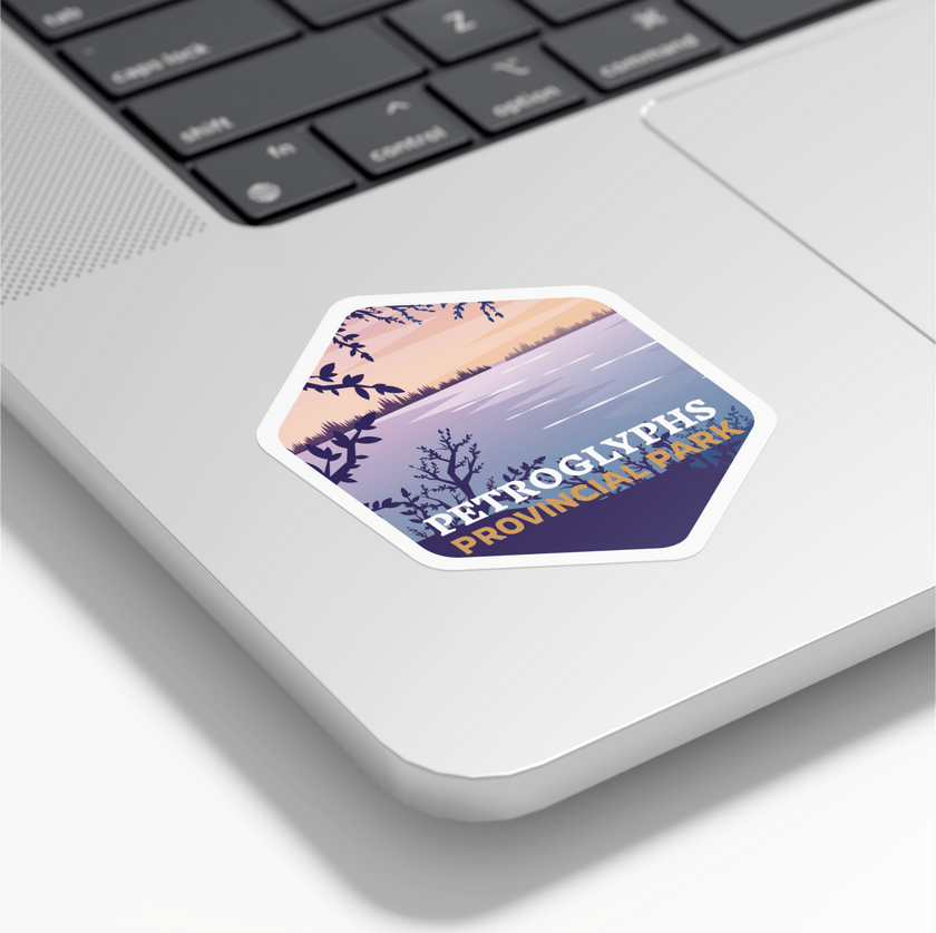 Petroglyphs Ontario Provincial Park Waterproof Vinyl Sticker, Canada Parks