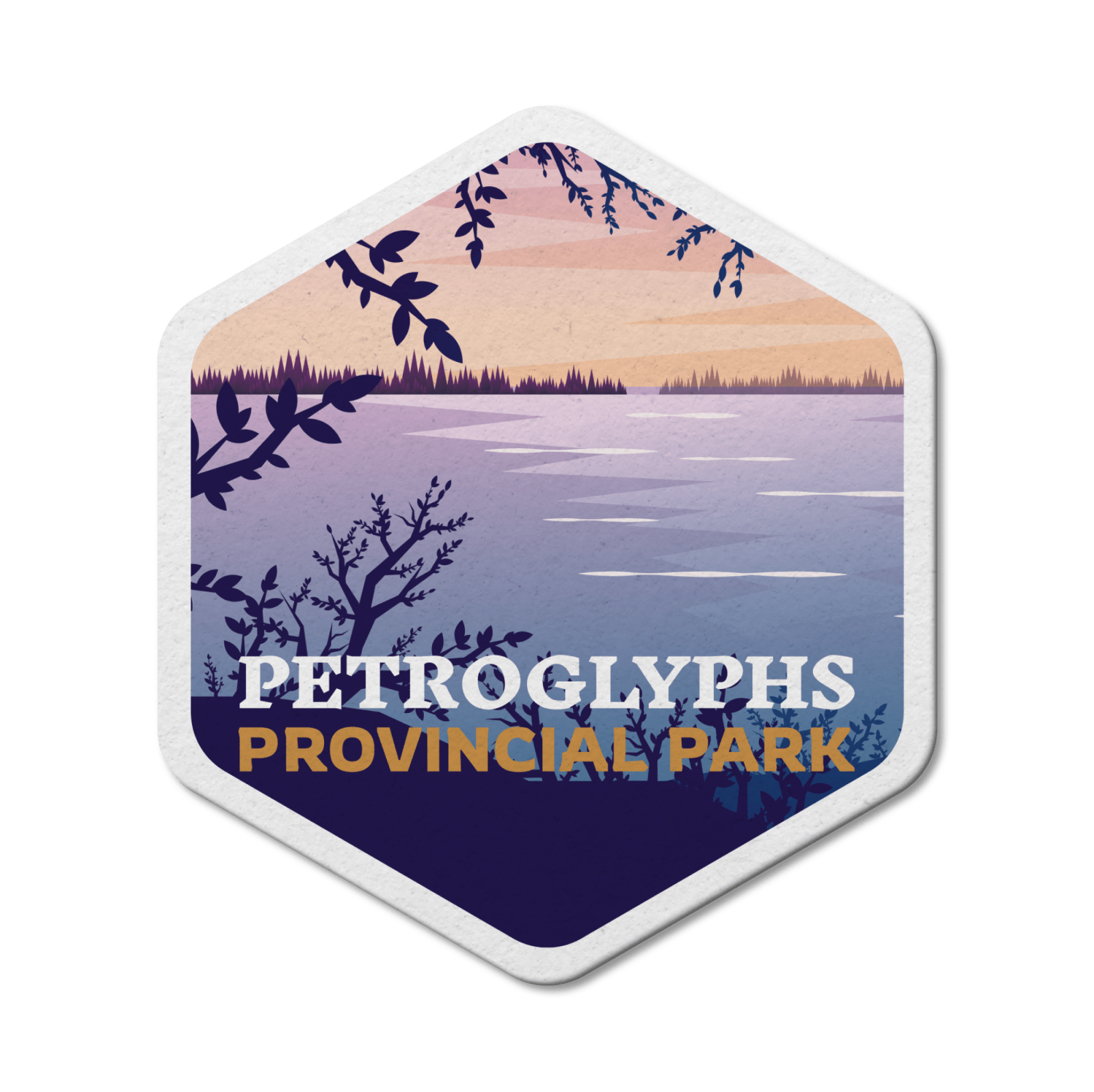 Petroglyphs Ontario Provincial Park Waterproof Vinyl Sticker, Canada Parks