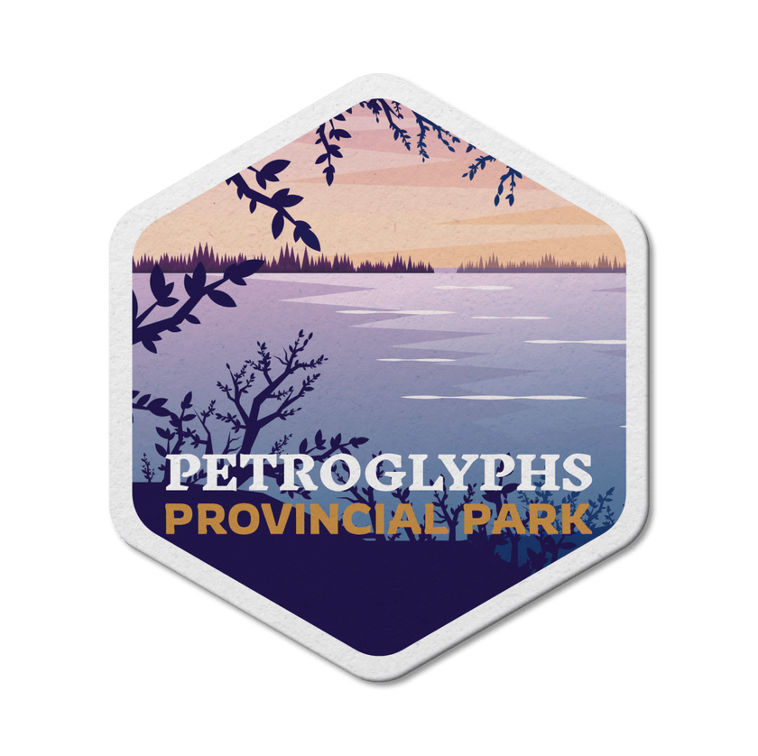 Petroglyphs Ontario Provincial Park Waterproof Vinyl Sticker, Canada Parks