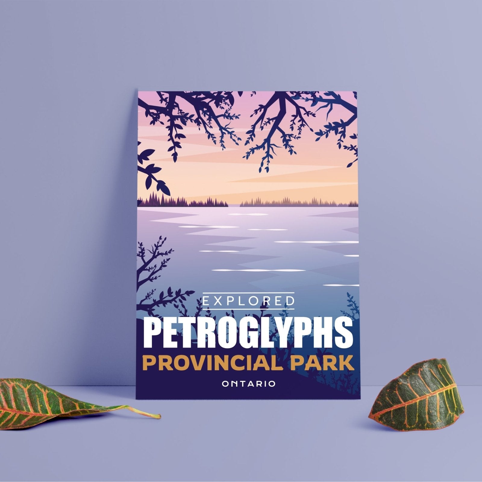 Petroglyphs Provincial Park 'Explored' Poster, Canada Parks