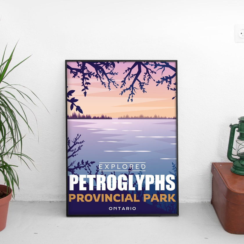 Petroglyphs Provincial Park 'Explored' Poster, Canada Parks