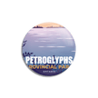 Petroglyphs Provincial Park of Ontario Pinback Button, Canada Parks
