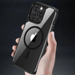 Transparent Magsafe Hybrid Hard Cover With Soft Bumper iPhone Case