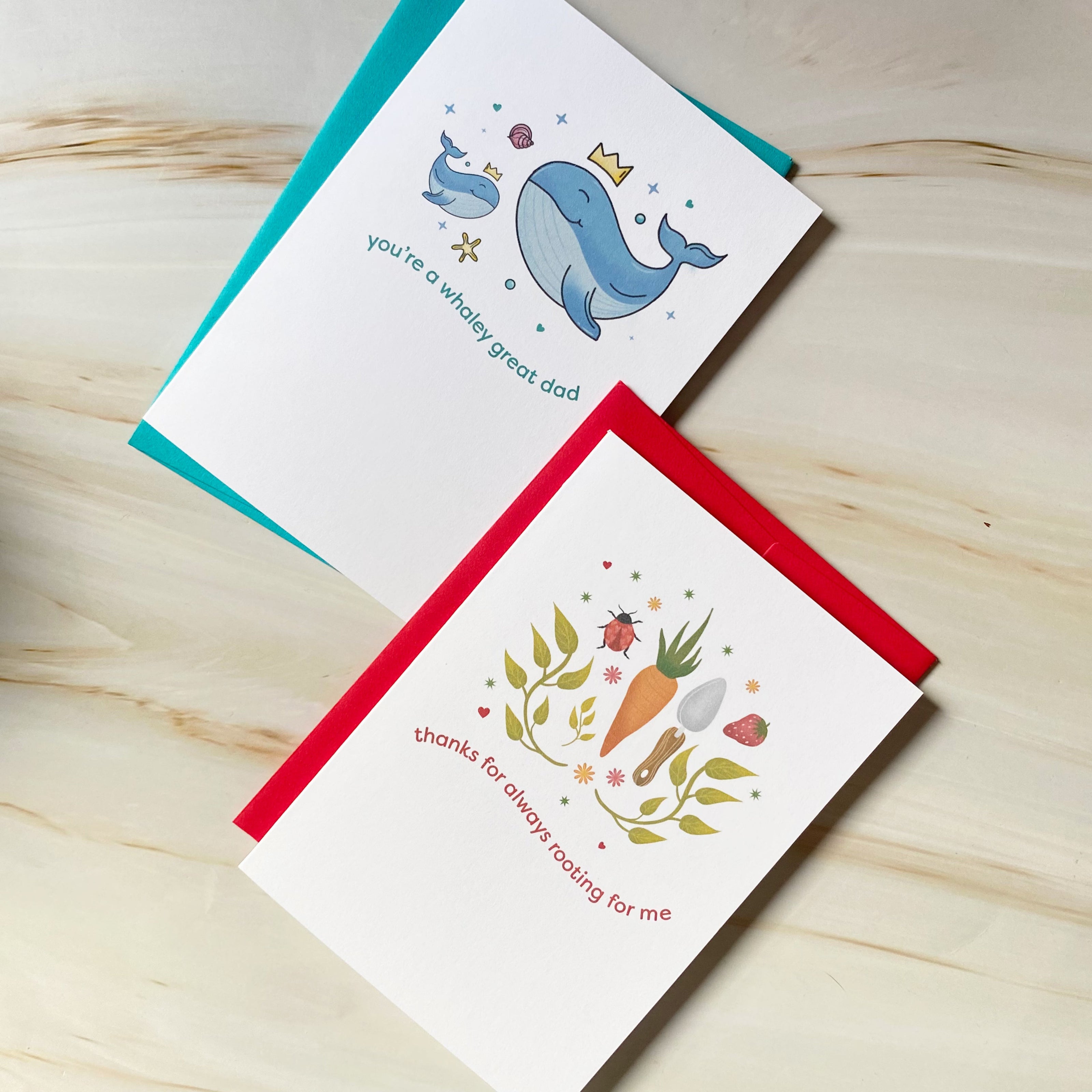 Always Rooting For Me | Father's Day | Mini Greeting Card