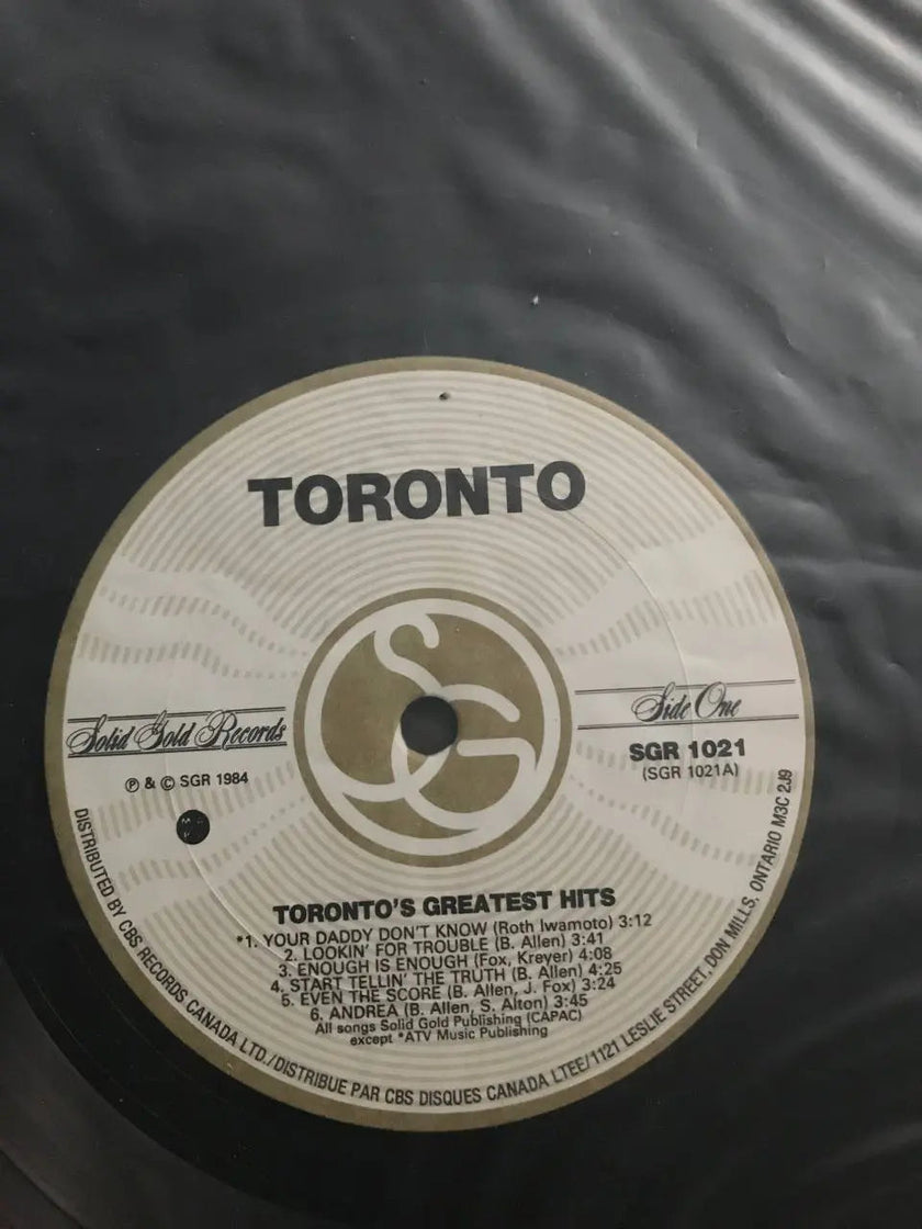 Toronto  – Greatest Hits - 1984 Original