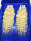 Cheveux brins de blonde 613 bruts indiens.