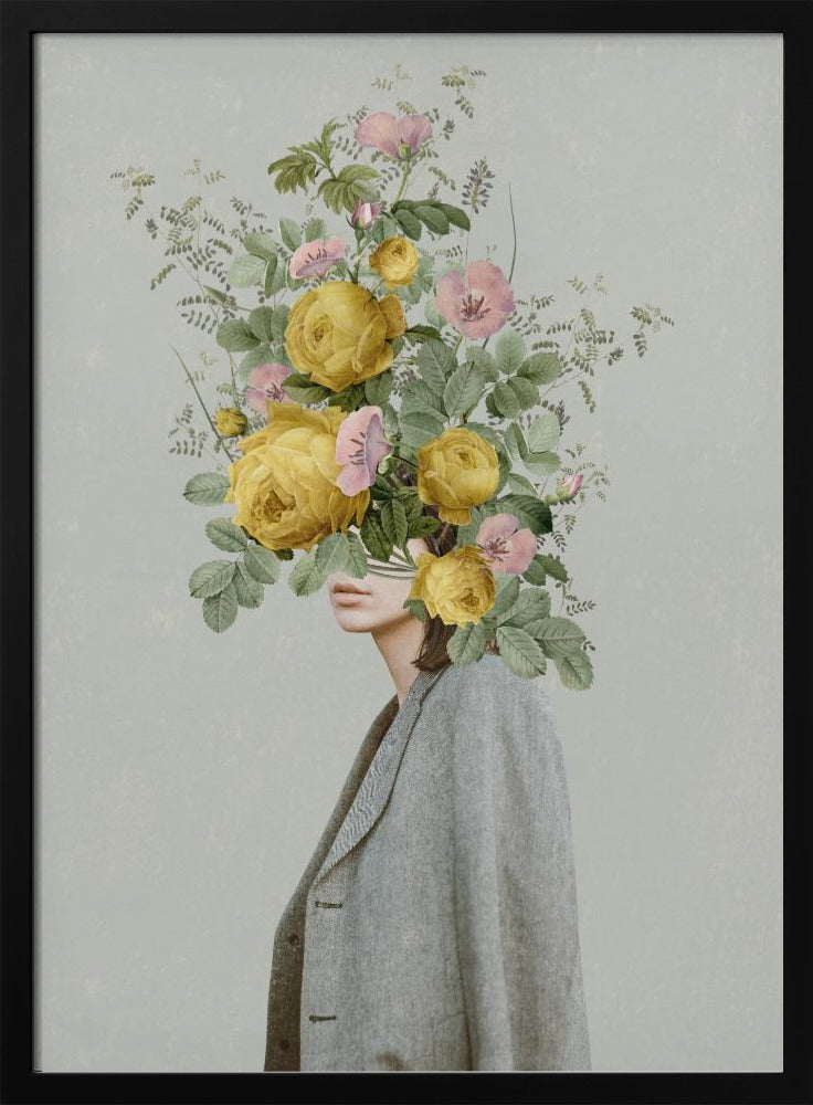 Décoration murale : Bouquet jaune