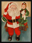 Décoration murale Demandez au Père Noël