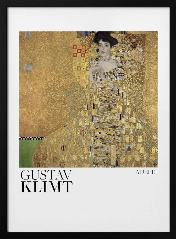 Affiche d'art mural : Portrait d'Adele Bloch Bauer I (1907)