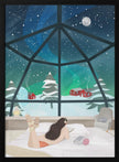 Impression sur toile d'art mural : Laponie, Finlande