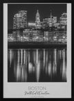 Wall art BOSTON Evening Skyline of North End