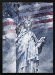 Art mural Art moderne STATUE DE LA LIBERTÉ | bleu