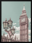 Art mural LONDRES Tour Elizabeth | style urbain vintage