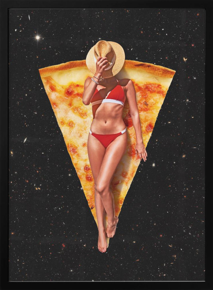 Peinture murale Pizza Sun Tan
