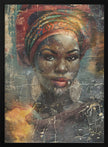 Illustration murale Art africain Wallart 068