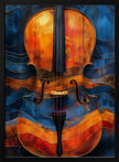 Impression sur toile - Art mural - Violon - 6 panneaux