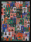 Wall art Holiday Houses Canvas Print