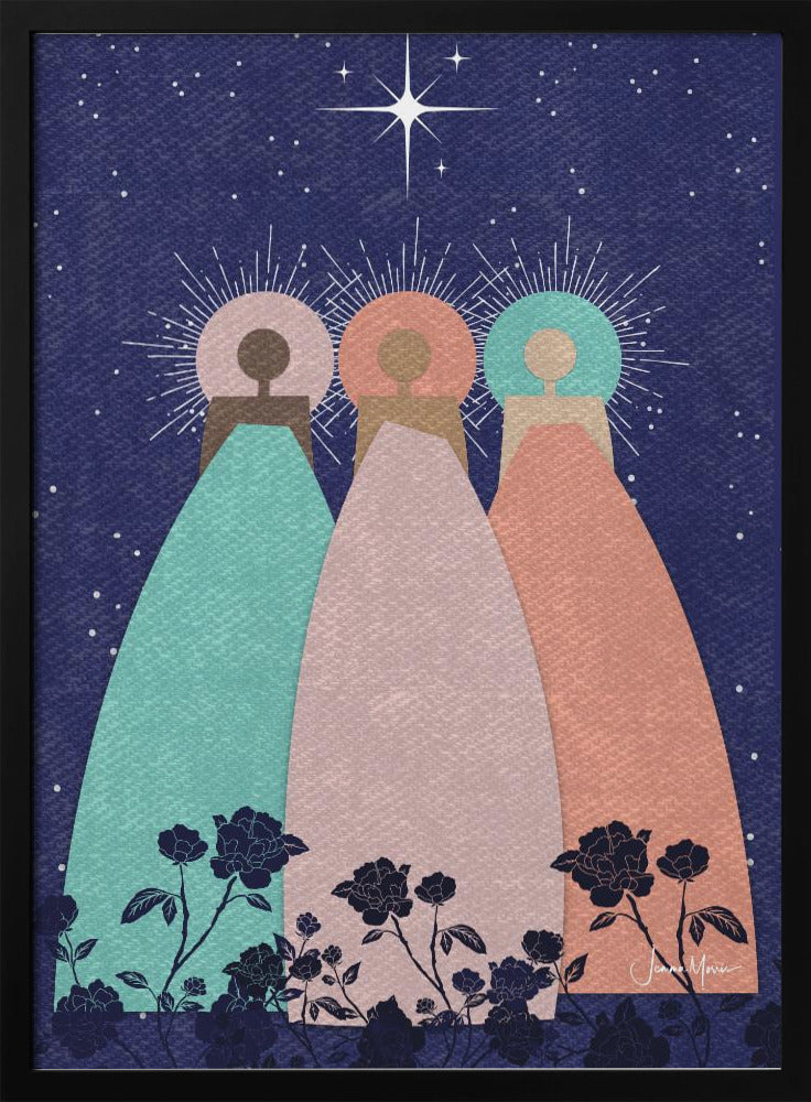 Impression sur toile d'art mural : Trois guides spirituels