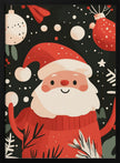 Wall art Happy Santa Canvas Print