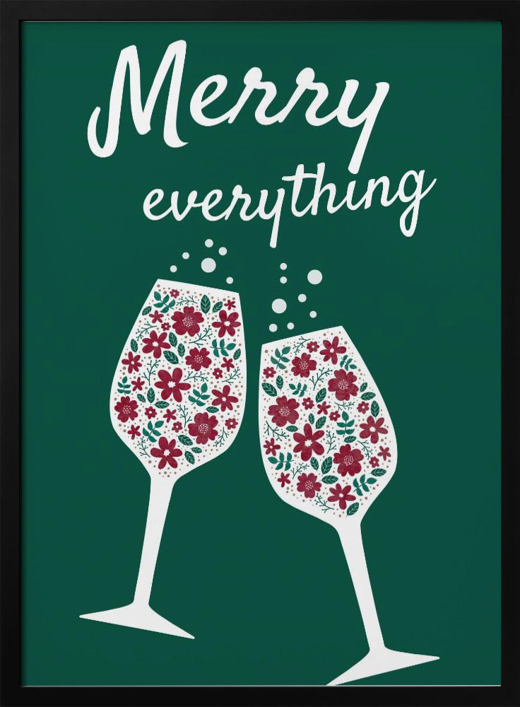 Impression sur toile Wall art Merry Everything