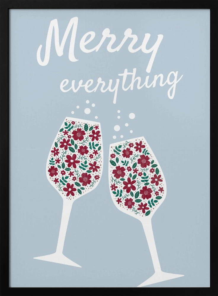 Impression sur toile Wall art Merry Everything