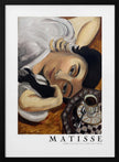 Wall art Lorette Con Una Tazza Di Caffe 1916 Boarder