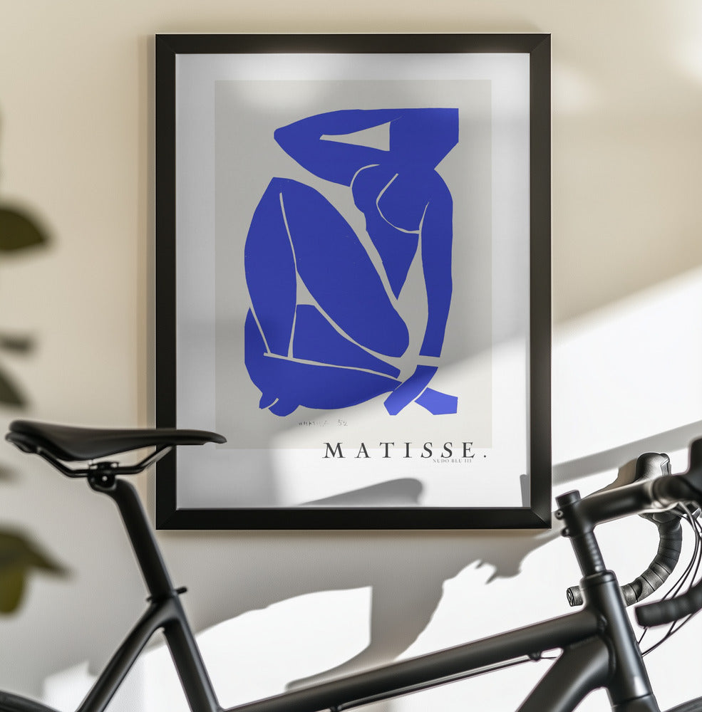 Wall art Nudo Blu III 1952 Bordure