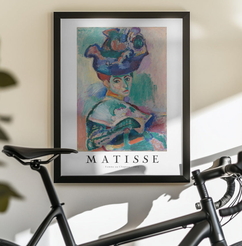 Wall art Femme au chapeau 1905