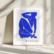 Wall art Nudo Blu III 1952 Bordure