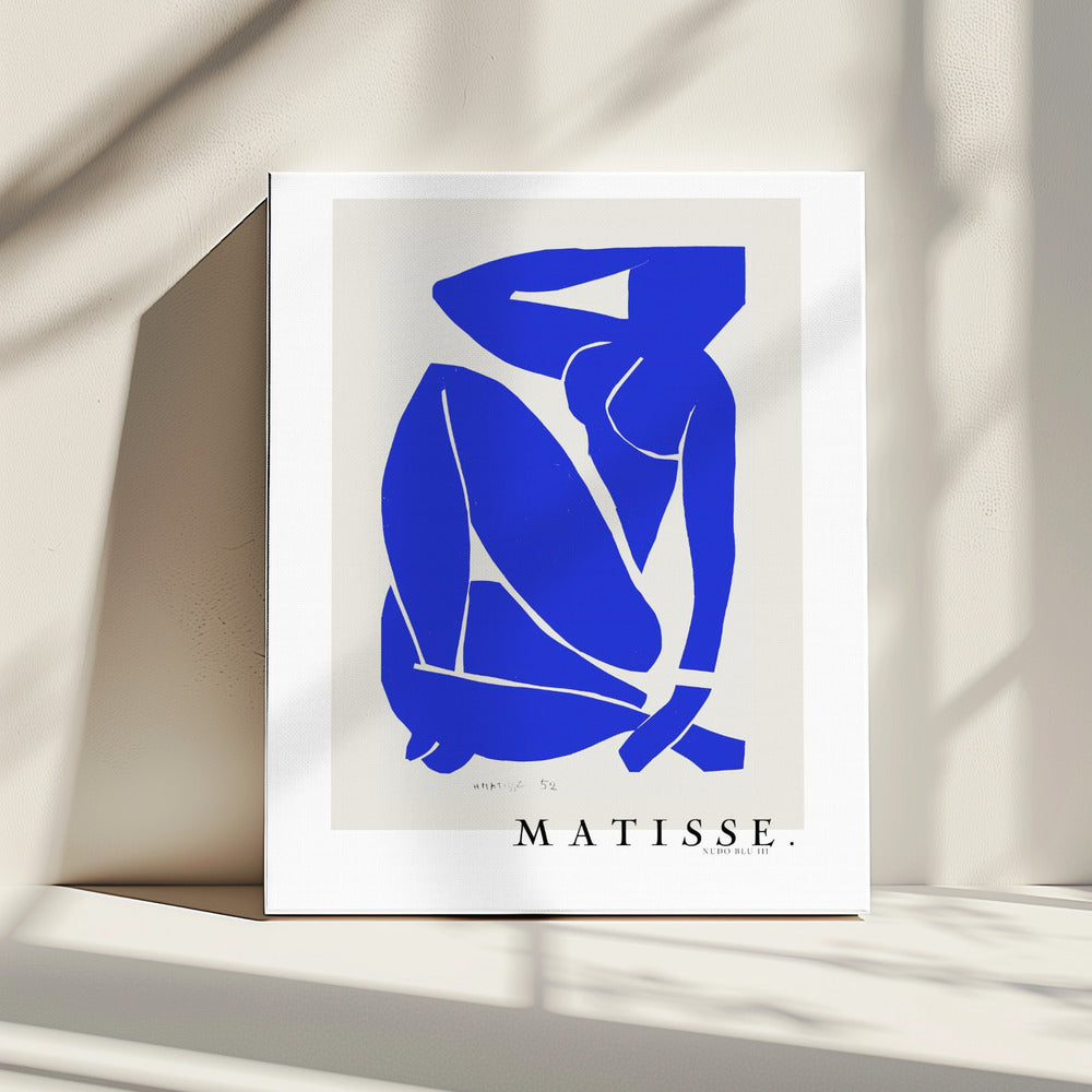 Wall art Nudo Blu III 1952 Bordure