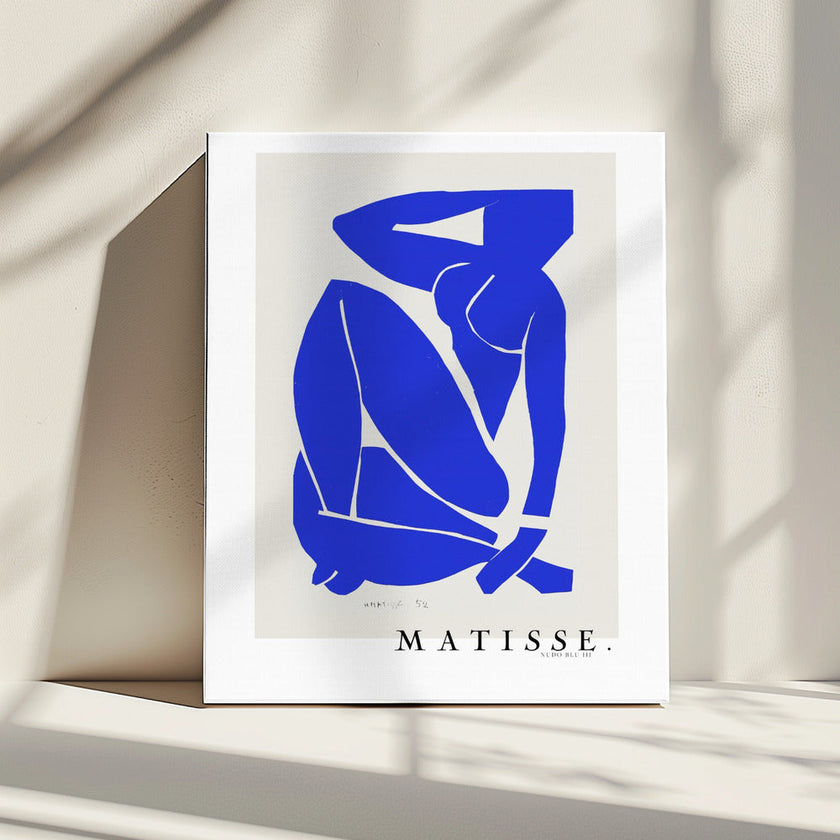 Wall art Nudo Blu III 1952 Bordure