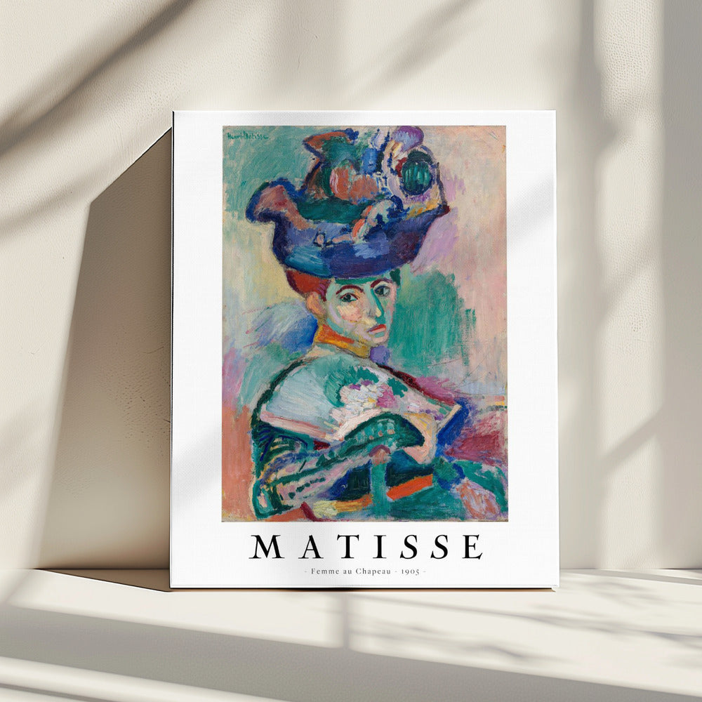 Wall art Femme au chapeau 1905