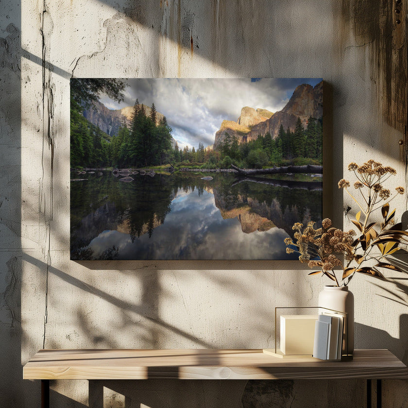 Wall art Time. Paysage