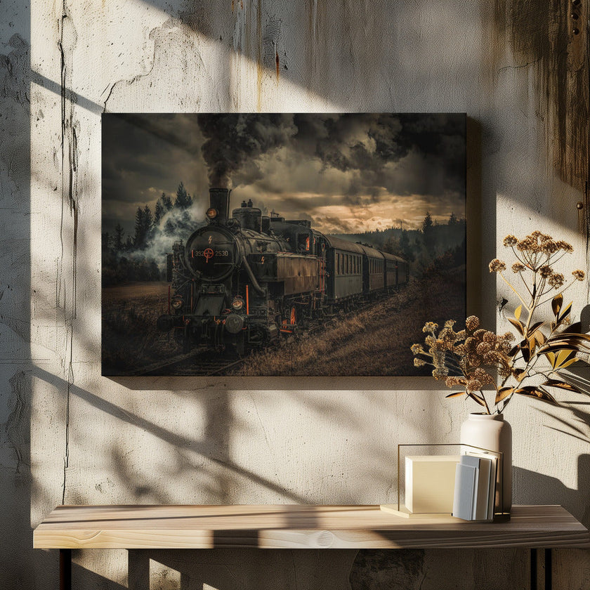Wall Art Train de l'or (Gold digger train)
