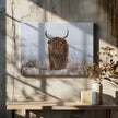 Wall Art Highlander in Snow