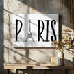 Wall art PARIS Typography