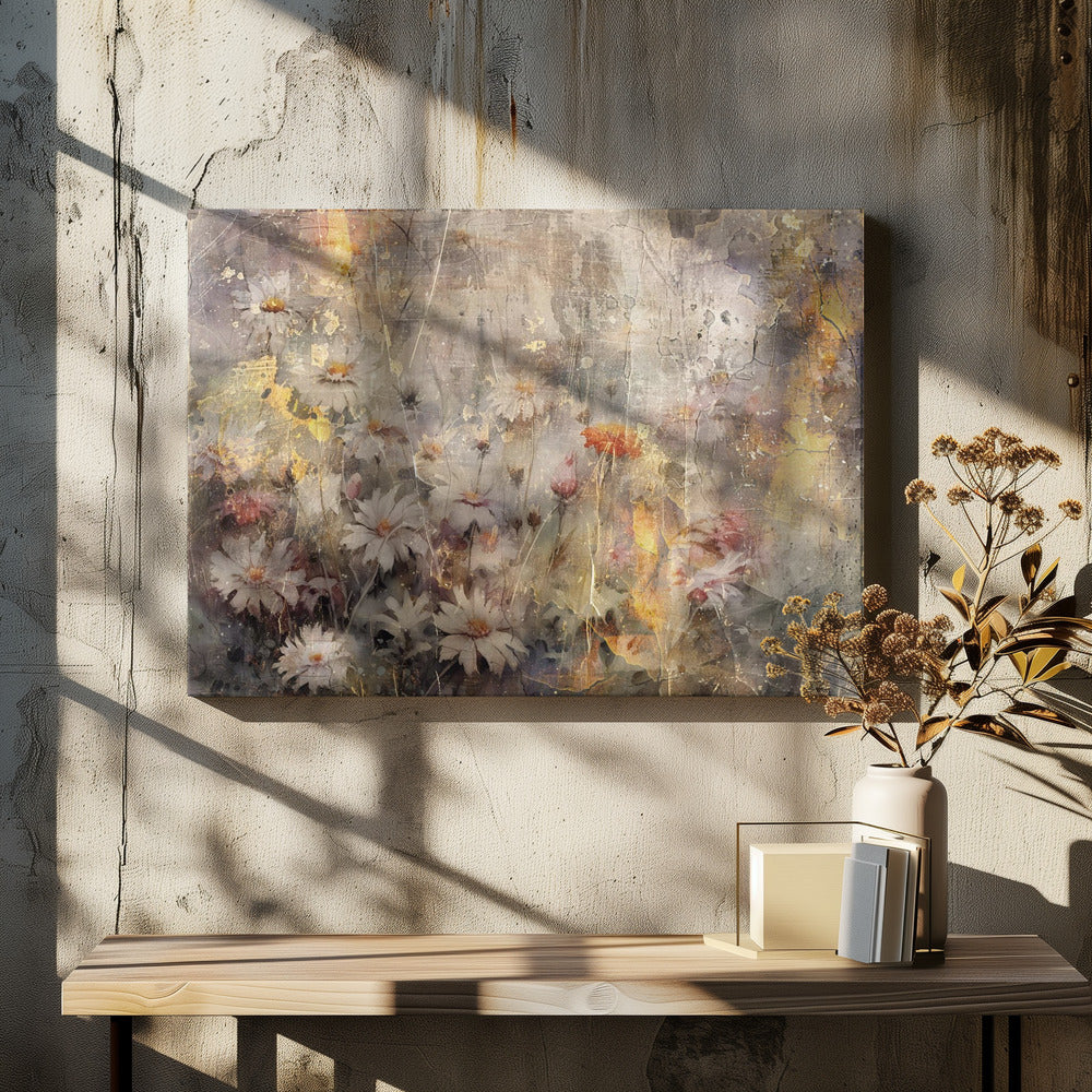 Illustration murale Fleur Art floral Illustration murale 010