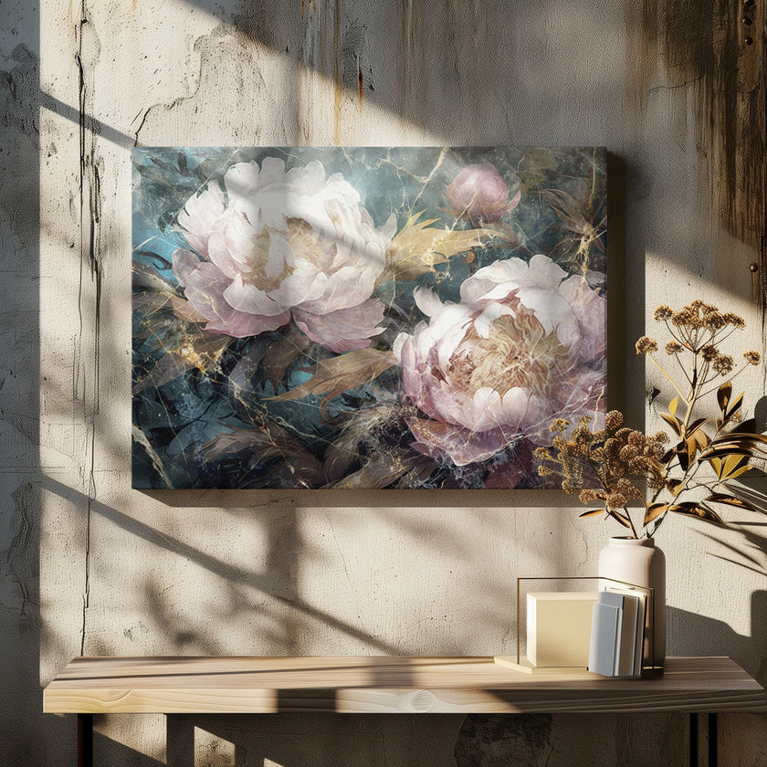Illustration murale Fleur Art floral Illustration murale 014