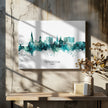 Peinture murale : Skyline de Fredericton, Canada