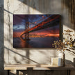 Wall art Fire over San Francisco