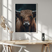 Wall art Highland Cow Canvas Print