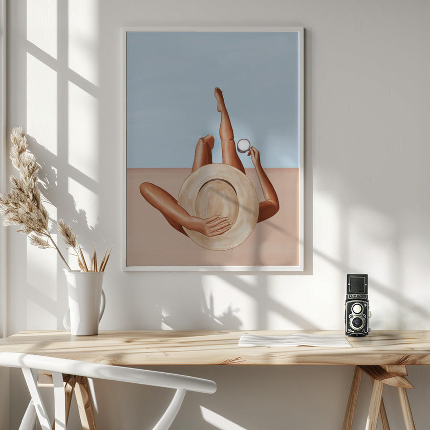 Wall art Poolside Girl
