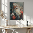 Décoration murale Père Noël rieur - Décoration de Noël