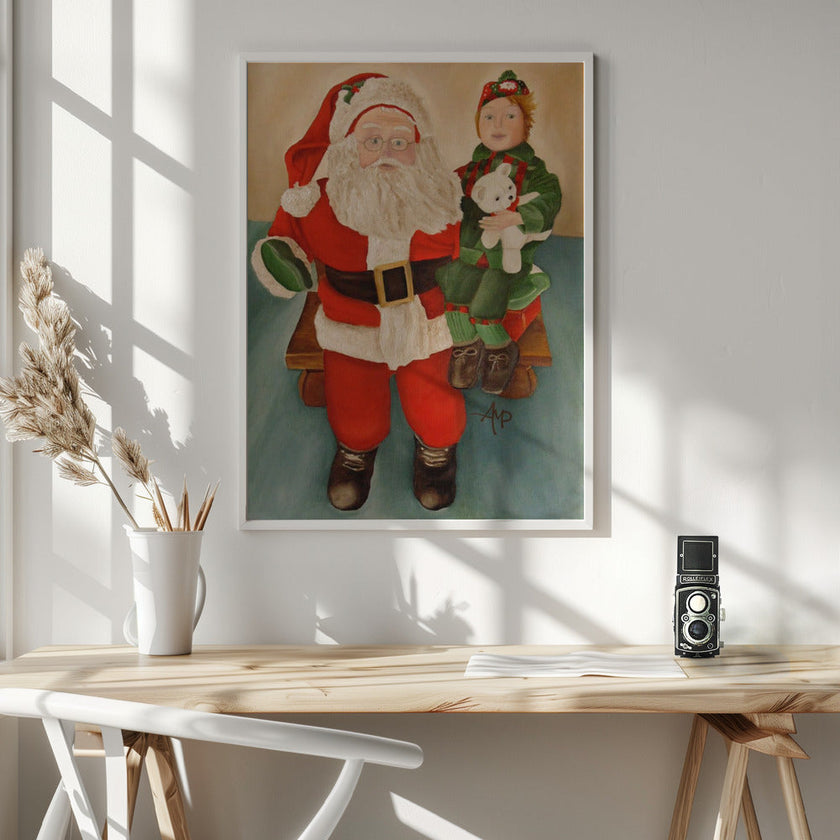 Décoration murale Demandez au Père Noël