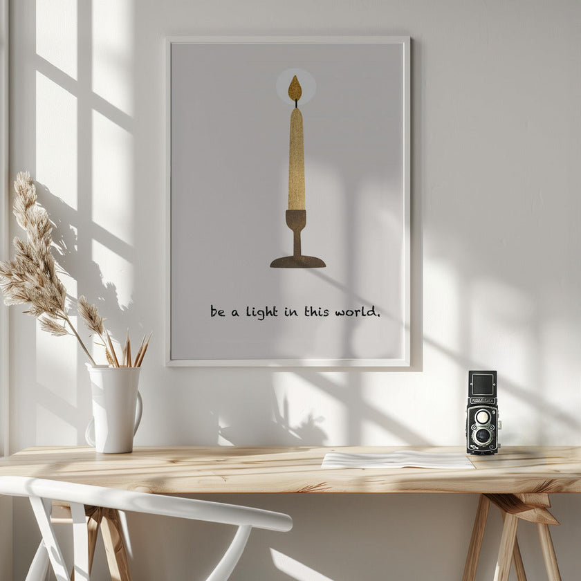 Wall art Be a Light