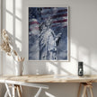 Art mural Art moderne STATUE DE LA LIBERTÉ | bleu