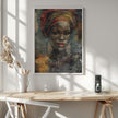 Illustration murale Art africain Wallart 068