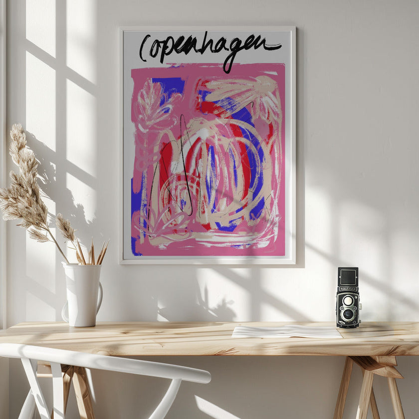 Wall art Copenhagenabstract5 Size24x36