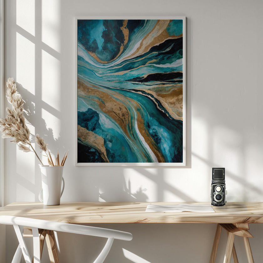 Art mural : Le temps qui passe