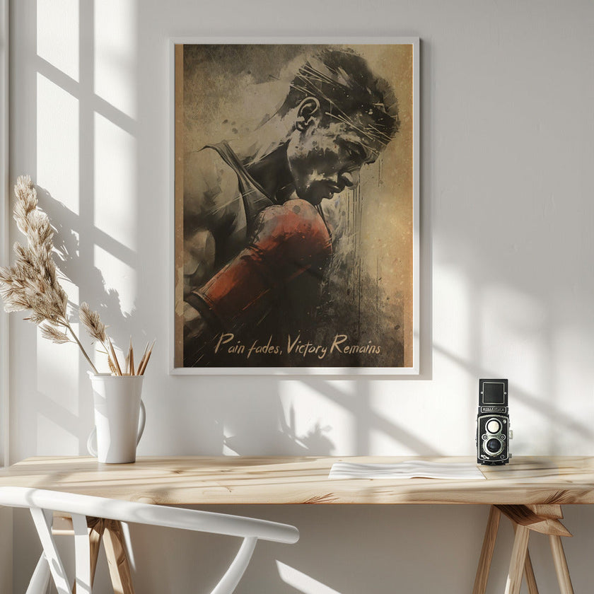 Wall art Pain Fades Victory Remains